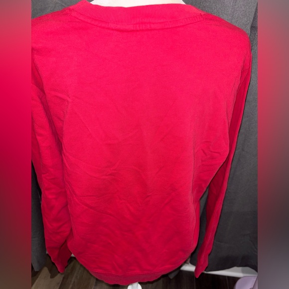 NWOT LILLY PULITZER Women's Ballad Bow Sweatshirt Size XL Red Cotton Casual Cozy - Picture 10 of 13